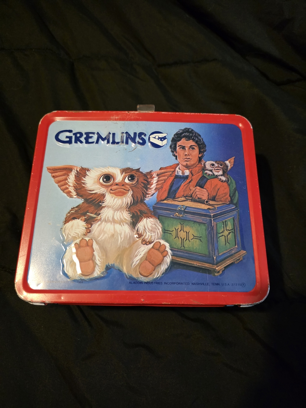 Gremlins Vintage Metal Lunchbox with Gizmo Artwork